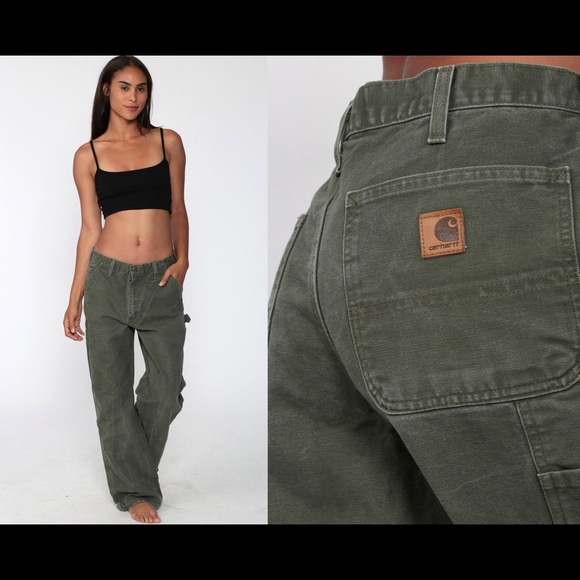 Carhartt Other - vintage carhartt green carpenter pants